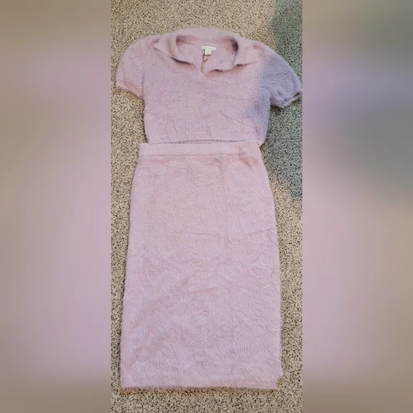 House of Harlow 1960 Purple Skirt Chic and Timeless - Picture 2 of 13